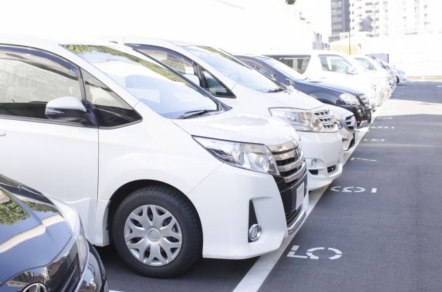 賃貸アパートの駐車場