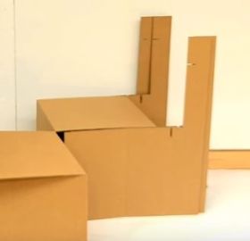 材料は段ボールだけ!