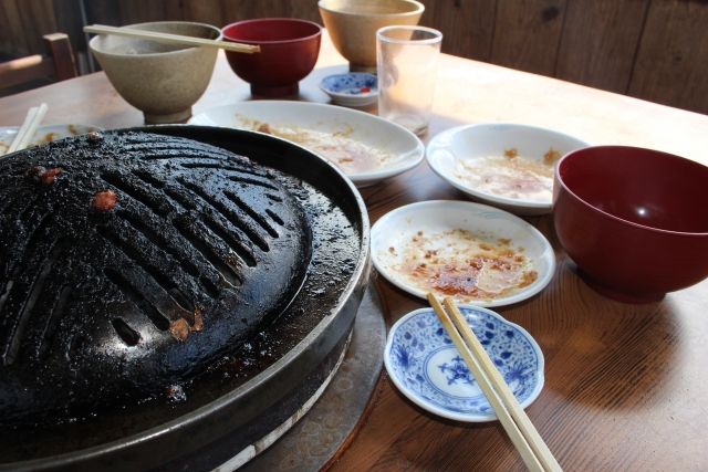 食洗機に入れる前の食器