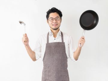 男　料理