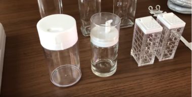 キッチン片付け 色を統一