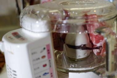フードプロセッサー お肉ミンチ
