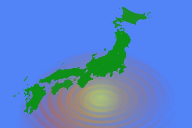 日本列島と渦