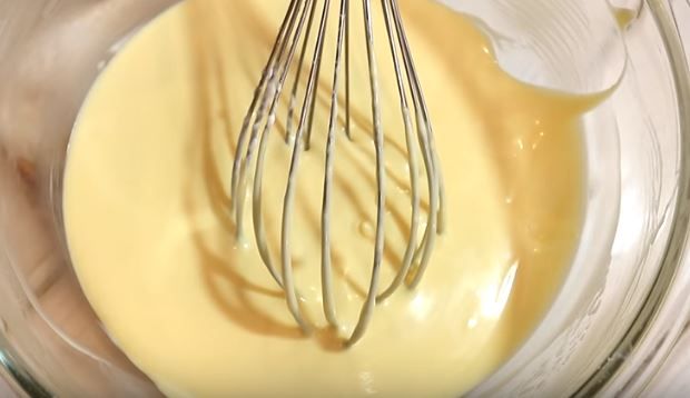 卵黄入りのクリームチーズ