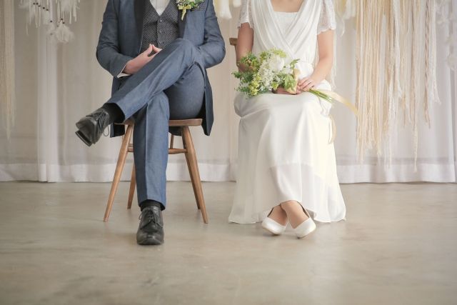 結婚したばかりの新婚さん