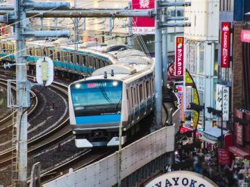 京浜東北線の電車画像