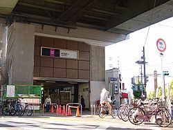 地下鉄谷町線『田辺』駅の画像