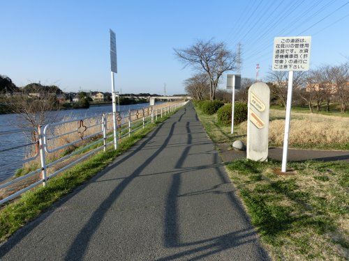 花見川サイクリングロードの画像