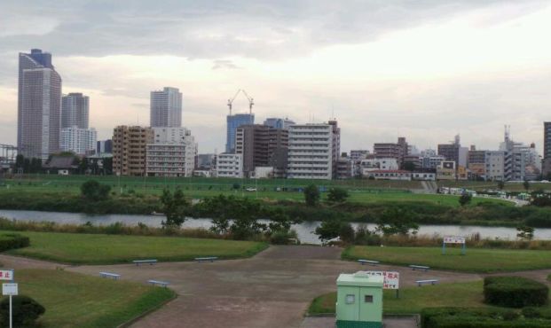 多摩川丸子橋緑地の画像