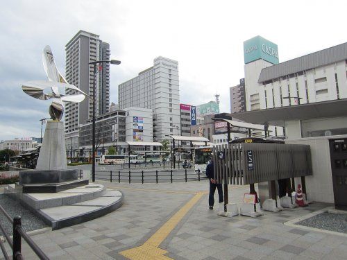 福山駅前バス乗り場の画像