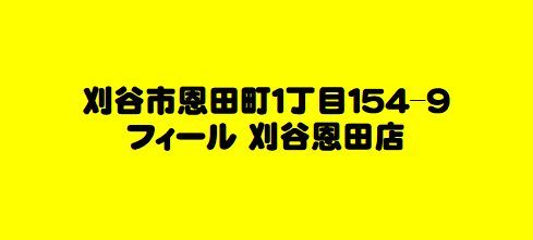 刈谷市　フィール 刈谷恩田店の画像