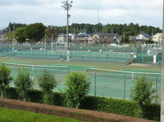 牛久運動公園テニスコートの画像