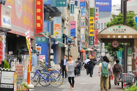 王子銀座商店街の画像