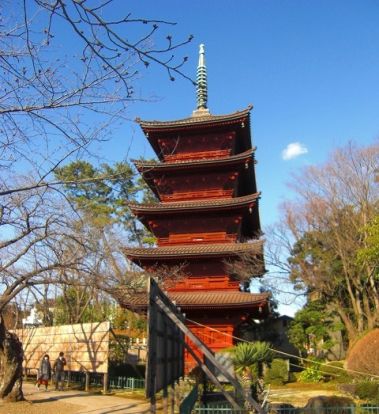 中山法華経寺 五重塔の画像