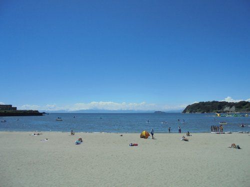 逗子海岸　江ノ島眺望の画像