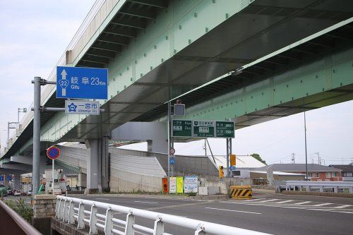 名古屋16号一宮線 一宮西春 上り 出口の画像