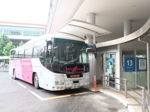羽田空港連絡バス乗り場の画像