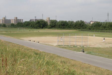 大正橋緑地野球場の画像