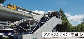 アストラムライン牛田駅の画像