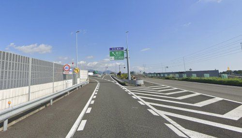 東名高速道路 大井川焼津藤枝スマートIC 上り 出口の画像