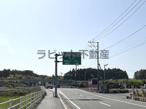 都城志布志道路 梅北IC 上り 出口の画像