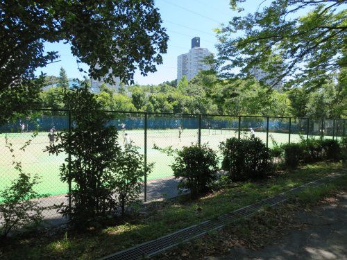 日向根公園　テニスコートの画像