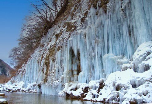 白川氷柱群の画像