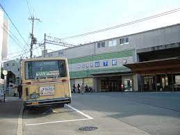 能勢電鉄妙見線　山下駅の画像