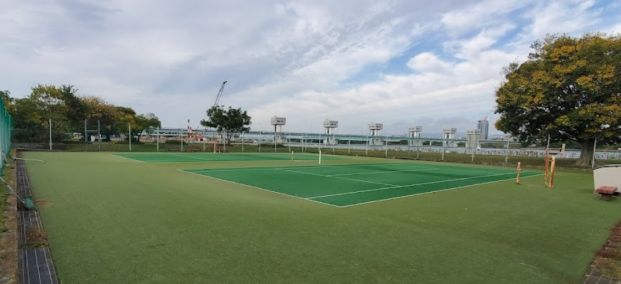 淀川河川公園毛馬地区テニスコートの画像