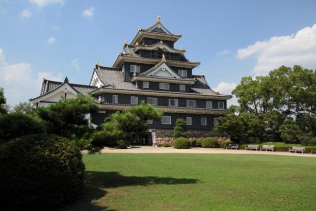 岡山城の画像