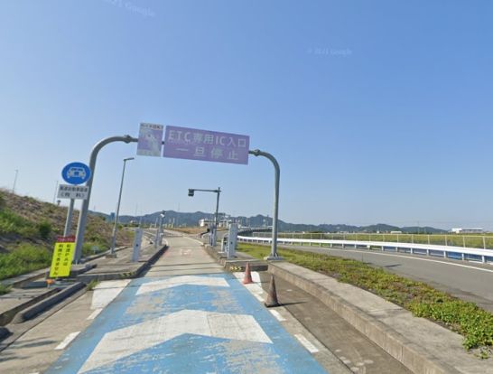 徳島自動車道 松茂スマートIC 上り 入口の画像