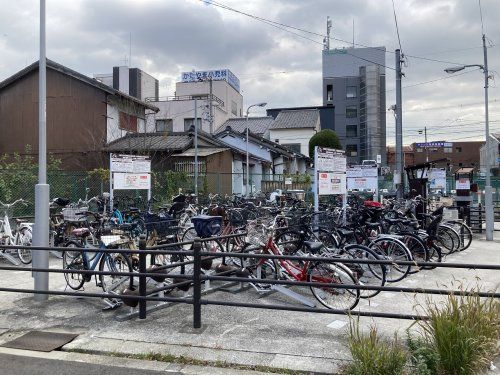 大阪市立京橋駅抽水所東側 24時間自転車専用駐車場の画像