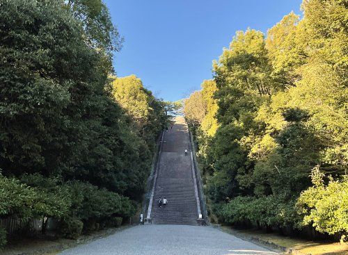 伏見桃山陵 大階段の画像