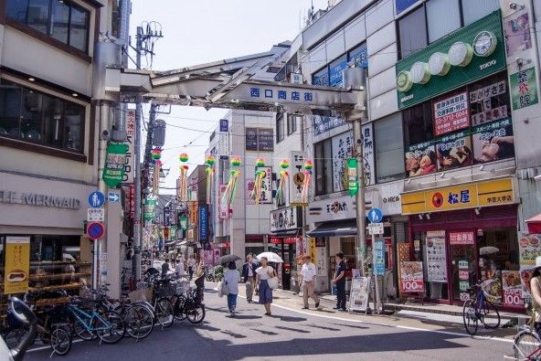 学芸大学西口商店街の画像