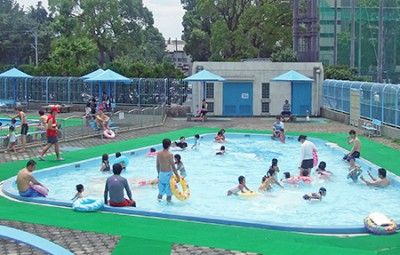 横浜市潮田公園プールの画像