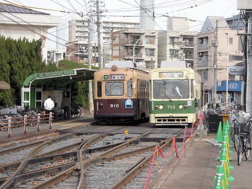 広島電鉄江波電停の画像