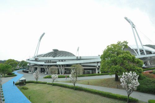 えがお健康スタジアム(熊本県民総合運動公園陸上競技場)の画像