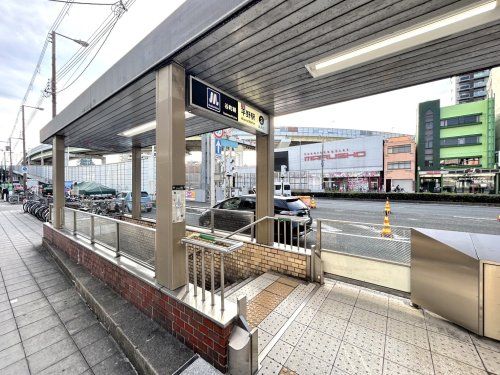 谷町線平野駅2番出口の画像